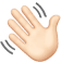 Waving hand icon